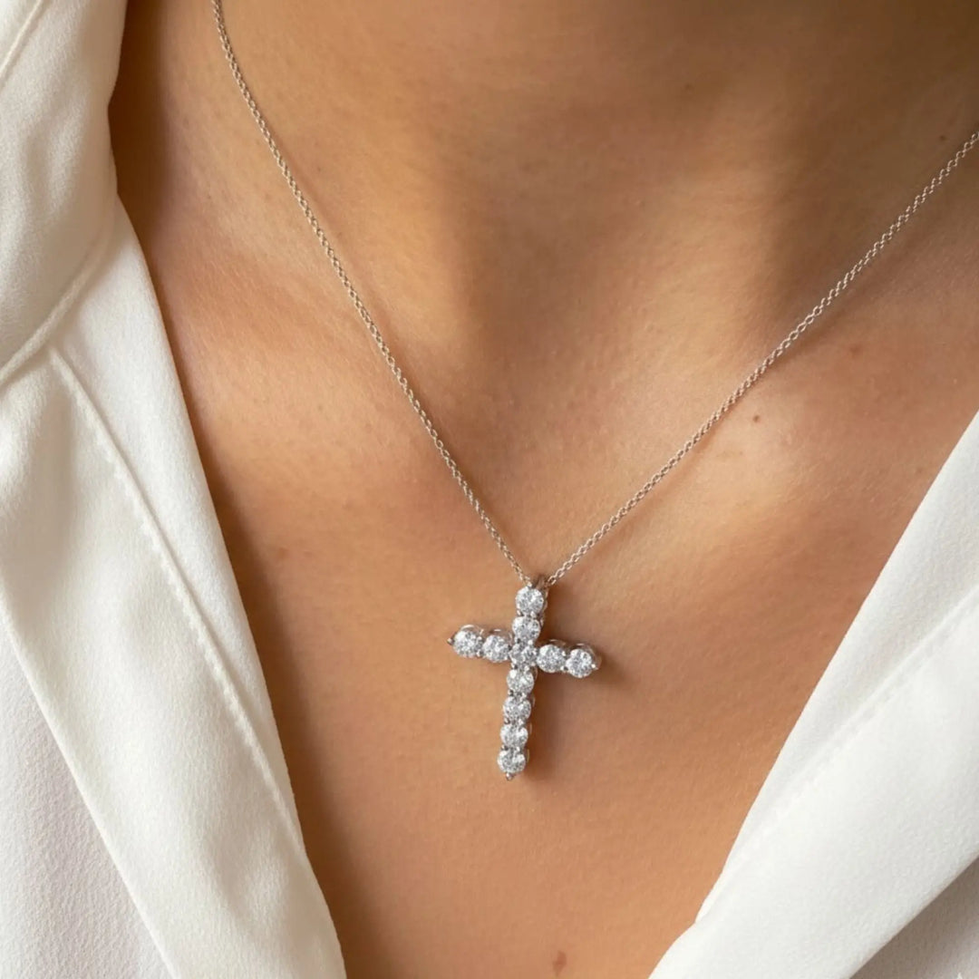 14k Gold Cross Necklace, Cross Necklace, Christian Gifts, Minimalist Necklace, Baptism necklace, Christmas Gift , Hallowen gift , Women gift Jwalin Jewels