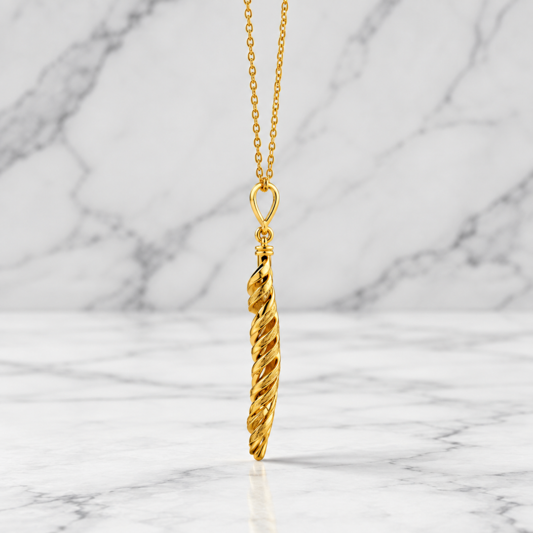 14K Solid Gold Feather Pendant | Natural Diamond Plume Necklace | Elegant Feather Jewelry | Nature Inspired Pendant