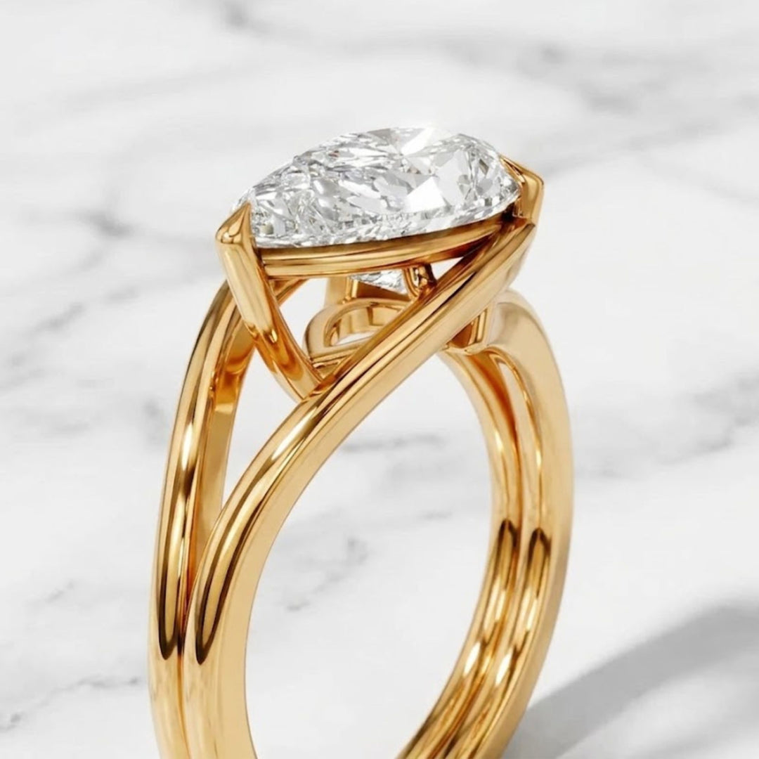 2 Carat IGI Certified Sia Lab Grown Diamond Engagement Ring 18KT Solid Gold