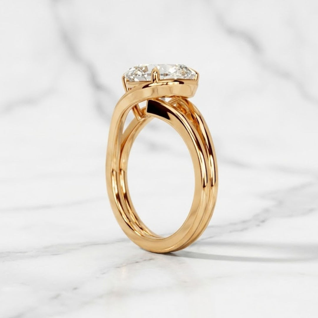 2 Carat IGI Certified Sia Lab Grown Diamond Engagement Ring 18KT Solid Gold