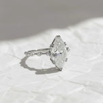 Load image into Gallery viewer, Marquise Diamond Engagement Ring Genuine Lab Grown Diamond Anniversary Ring Unique Proposal Ring for Her Six Claw Prong Setting Ring Gift Jwalin Jewels