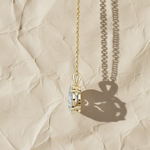 Load image into Gallery viewer, 1.50ct Marquise Cut Lab Grown Diamond Pendant Necklace, 9K-18K Gold, Solitaire Prong Set, Gift for Her, Layering Dainty Gold Necklace