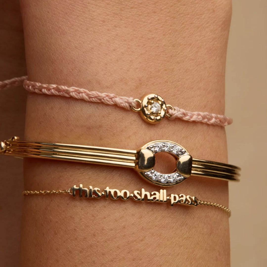Lab Diamond Oval Link Bangle Bracelet | Gold Diamond Bangle | Pave Diamond Bracelet | Luxury Bangle | Gift For Her | Fine Jewelry Bracelet