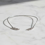 Load image into Gallery viewer, Elegant Yellow Canary Collar Choker Princess Cut Diamond Stones Gold Necklace , Statement jewelry, Diamond jewelry