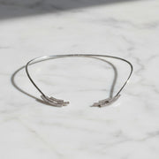 Elegant Yellow Canary Collar Choker Princess Cut Diamond Stones Gold Necklace , Statement jewelry, Diamond jewelry