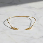 Load image into Gallery viewer, Elegant Yellow Canary Collar Choker Princess Cut Diamond Stones Gold Necklace , Statement jewelry, Diamond jewelry