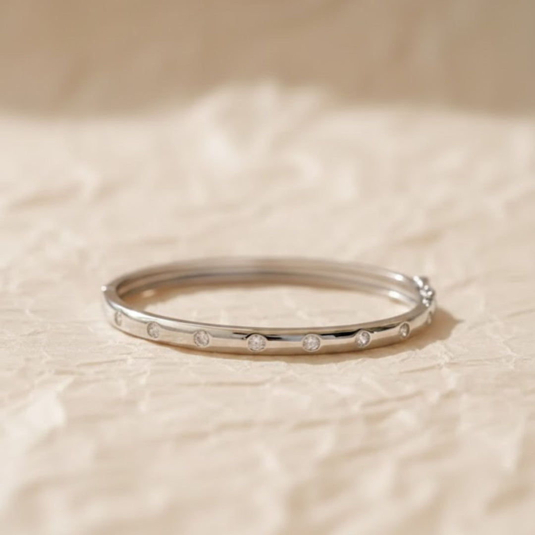Bangle Bracelet, Diamond Bracelet, Statement Jewelry, Diamond Bangle, Minimalist Bracelet, Vintage Jewelry, Stacking Bracelet, Bangles