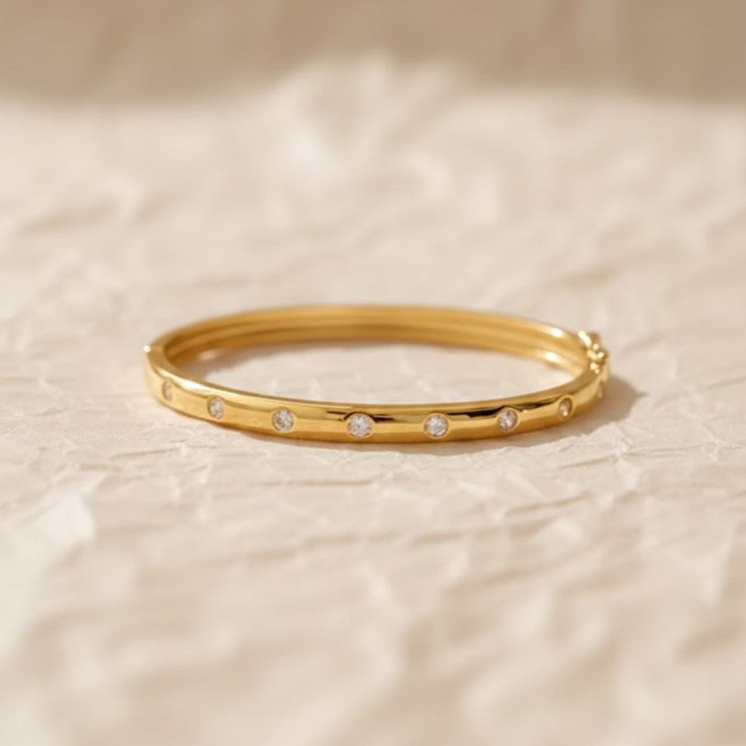 Bangle Bracelet, Diamond Bracelet, Statement Jewelry, Diamond Bangle, Minimalist Bracelet, Vintage Jewelry, Stacking Bracelet, Bangles