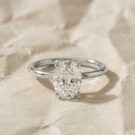 Load image into Gallery viewer, Oval Diamond Engagement Ring Jwalin Jewels