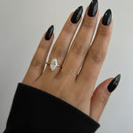 Load image into Gallery viewer, 3 Carat F VS1 IGI Certified Lab Grown Marquise Diamond 14k Gold Ring