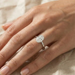 Load image into Gallery viewer, Oval Diamond Engagement Ring Jwalin Jewels