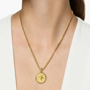 Gold Amulet Necklace with Hummingbird Pendant, Lab Grown Diamonds, Pave Set, Symbolic Jewelry, Gift for Mom, Luxury Talisman Necklace Jwalin Jewels