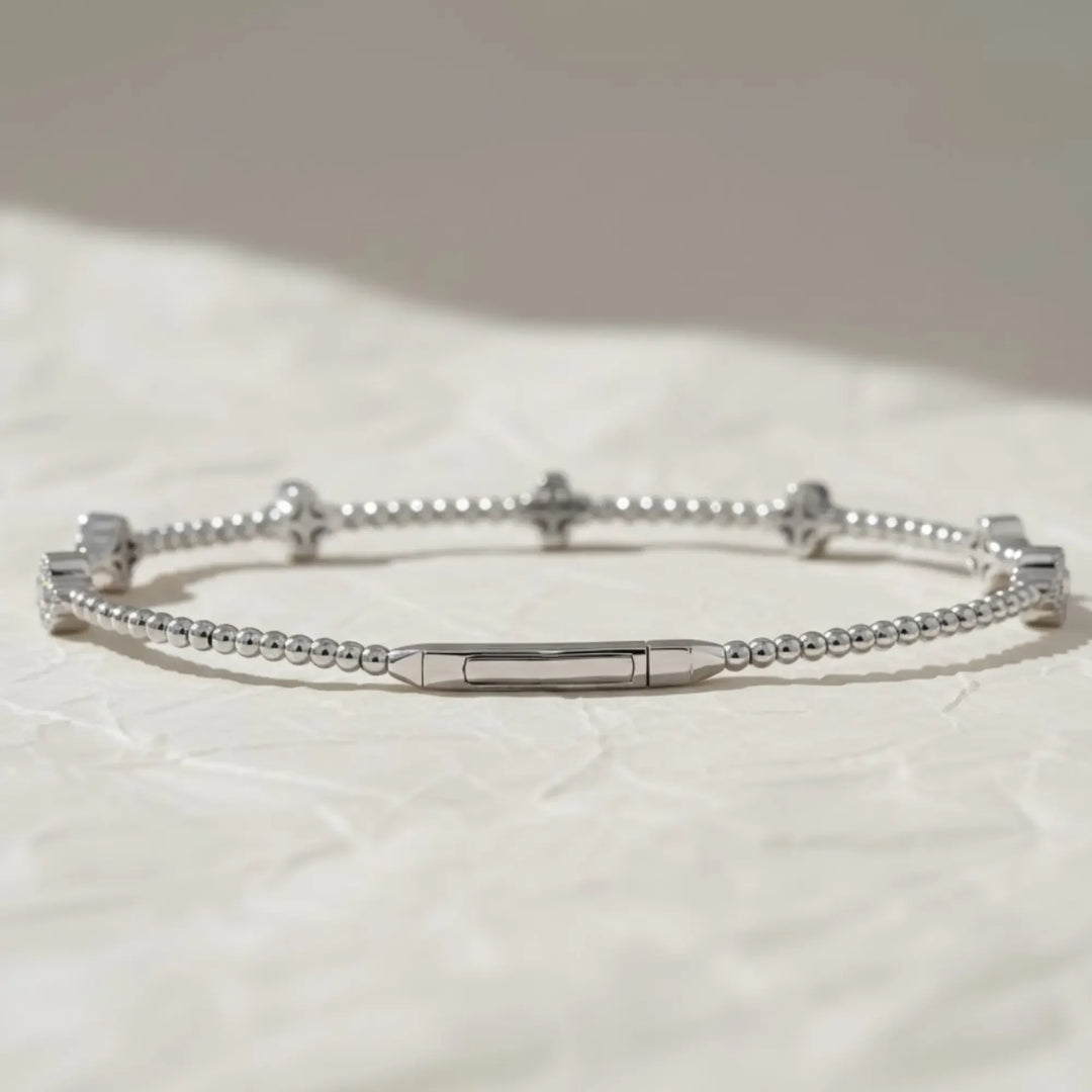 Flexible Clover Bracelet Jwalin Jewels