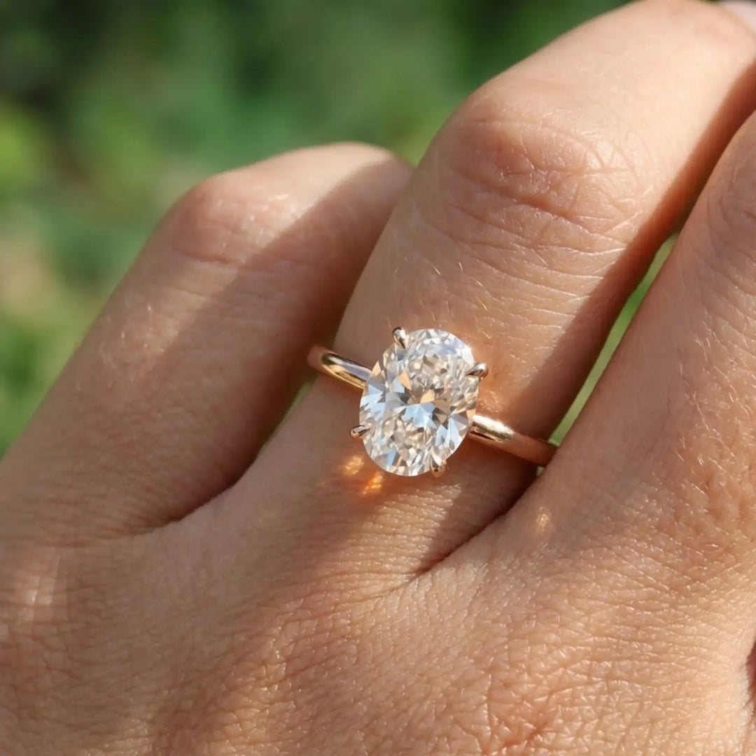 Oval Diamond Engagement Ring Jwalin Jewels