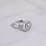 Load image into Gallery viewer, 2.00 Carat Oval Cut Bezel Engagement Ring – F-VS1 IGI Certified Lab Grown Diamond / 14K Yellow Gold