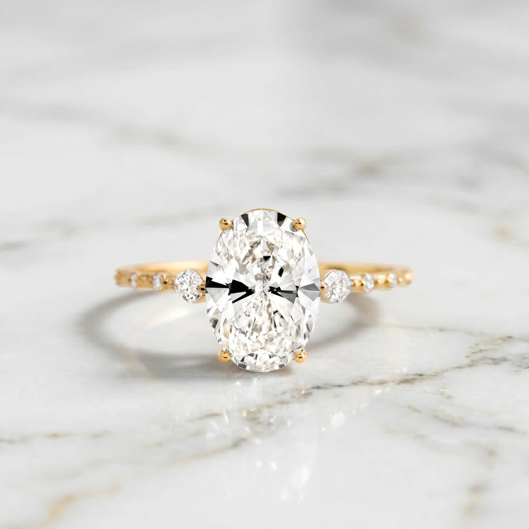 Oval Cut Engagement Ring, 2.00 TCW Oval Cut Lab Grown Diamond Ring, Wedding Ring For Women, Ring For Her, Anniversary Gift Ring