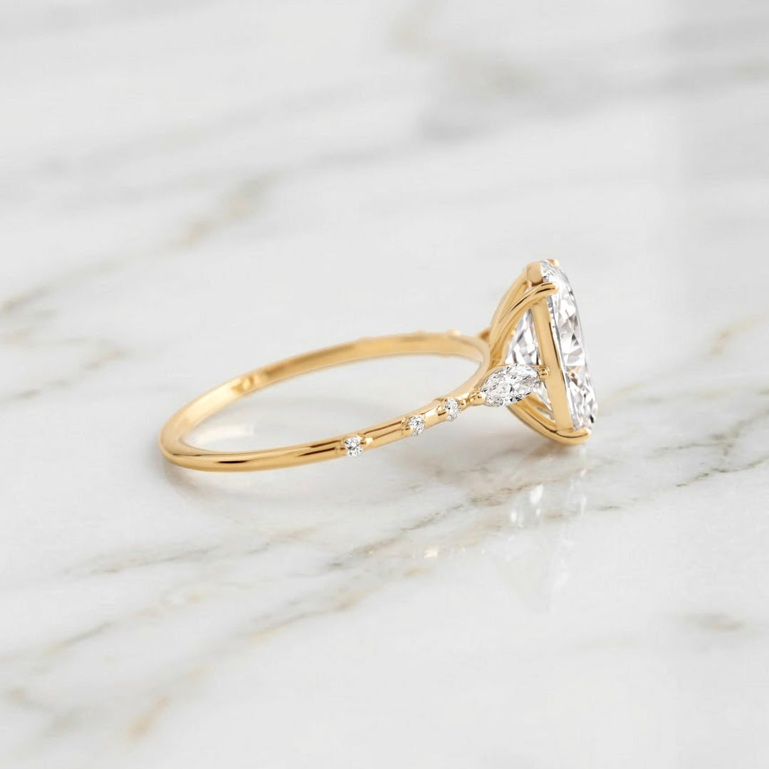Oval Cut Engagement Ring, 2.00 TCW Oval Cut Lab Grown Diamond Ring, Wedding Ring For Women, Ring For Her, Anniversary Gift Ring