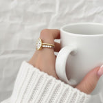 Load image into Gallery viewer, Marquise Cut IGI Certified Lab Grown Solitaire Bezel Set Diamond Ring for Her | Anniversary Gift for Wife | Birthday Gift for Girlfriend