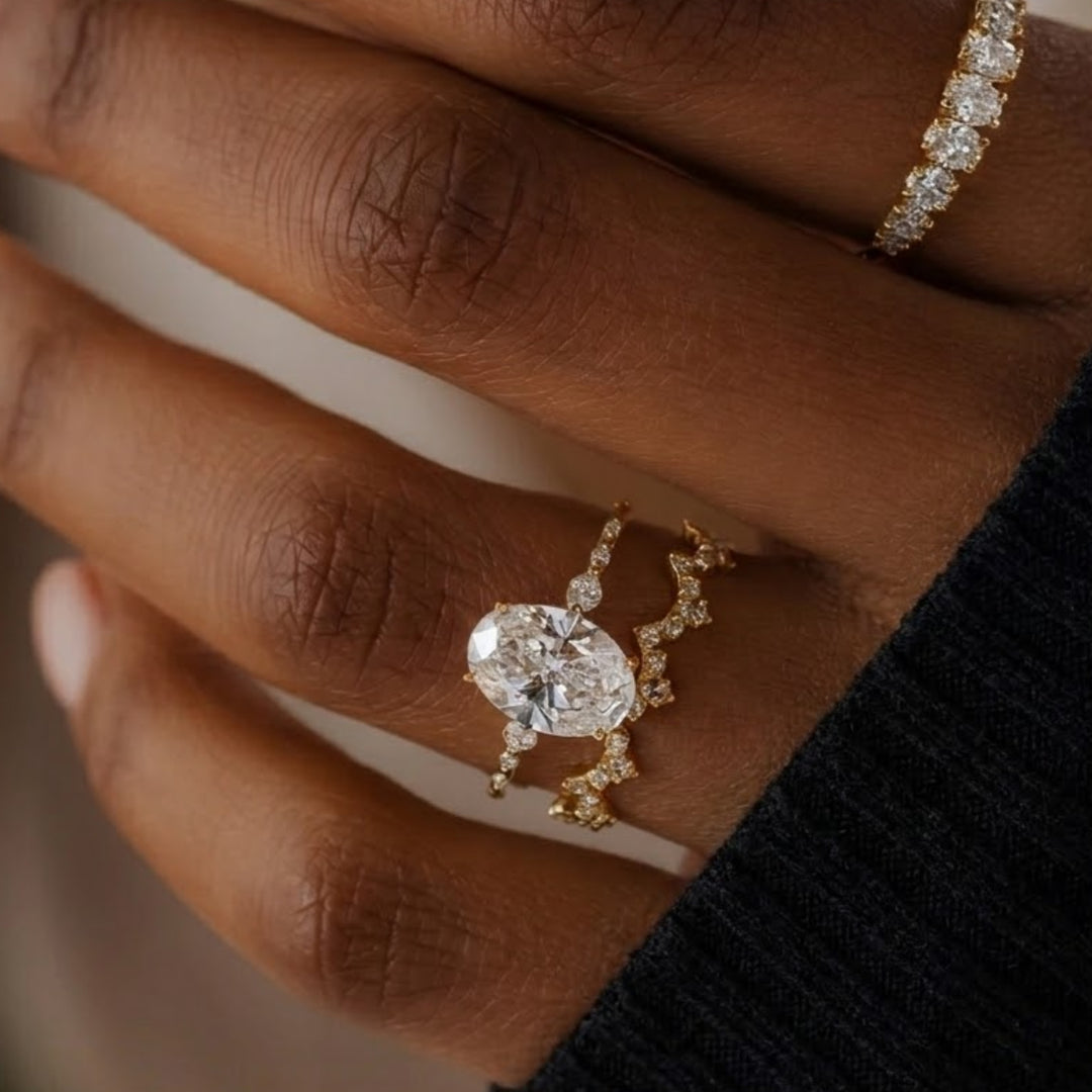 Oval Cut Engagement Ring, 2.00 TCW Oval Cut Lab Grown Diamond Ring, Wedding Ring For Women, Ring For Her, Anniversary Gift Ring