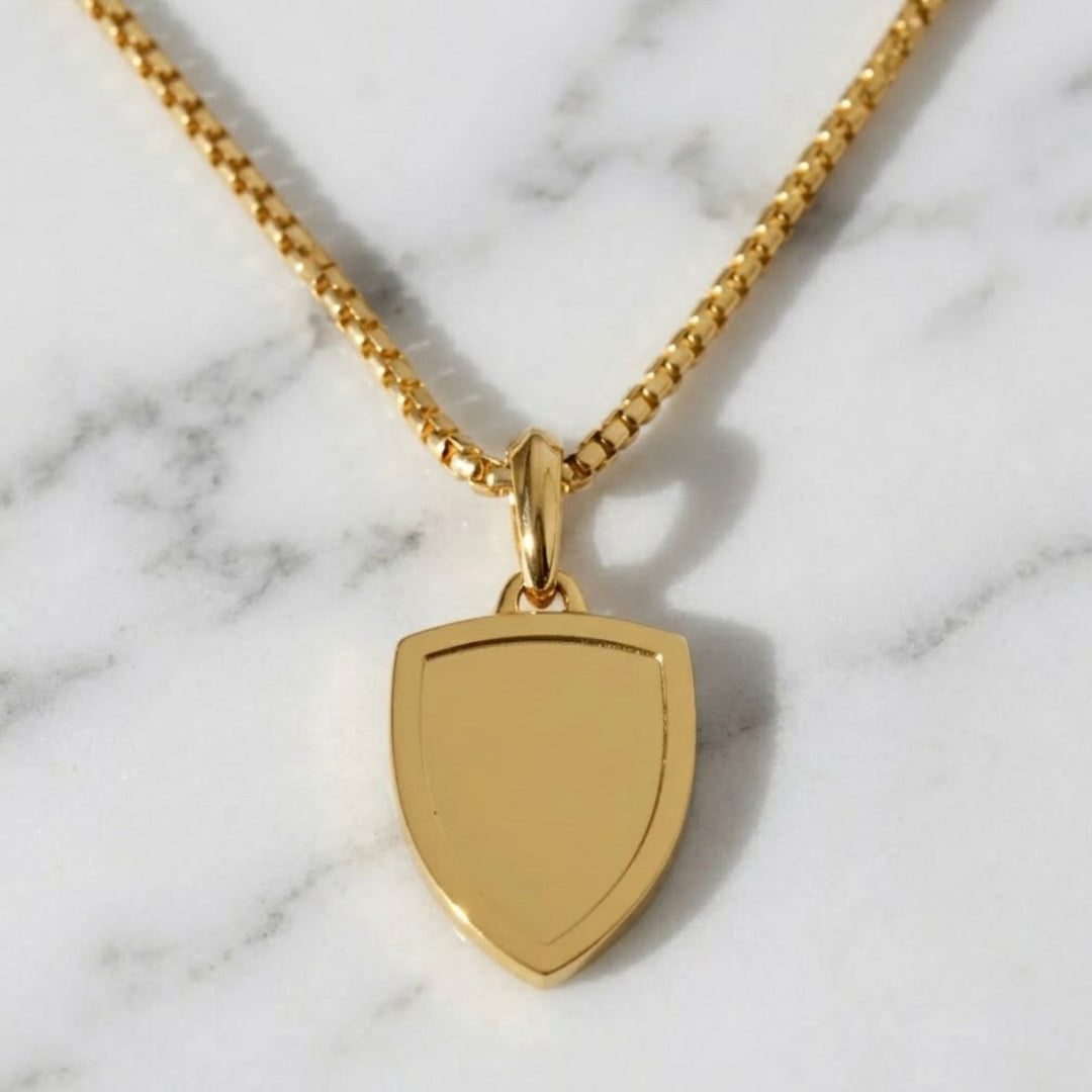 St Michael Amulet in 14K Solid Gold, Symbolic Talisman Jewelry, Spiritual Pendant, Heritage Inspired Keepsake