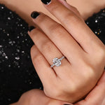 Load image into Gallery viewer, 2.00 Carat Oval Lab Grown Diamond Engagement Ring, 14k Gold, IGI Certified