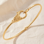 Load image into Gallery viewer, Hinged Gold Bangle with Pave Set Lab Grown Diamonds, 14K Solid Gold White, Yellow, Rose Gold, Modern Statement Jewelry, Customizable