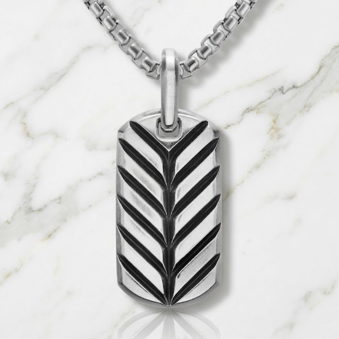 American Flag Pendant, Sterling Silver 14K Solid Gold, United States Flag Charm, USA Flag, American Jewelry, Dog Tag, Men's Pendant Necklace