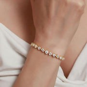 10.29TCW MIX Shape Lab Diamond Bracelet, Diamond Tennis Bracelet For Women, Made Diamond Bracelet, Gift for Mother/ Wife, Birthday Gifts