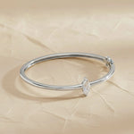 Load image into Gallery viewer, 14K Gold Marquise Lab Grown Diamond Bangle Bracelet 0.70 Carat, Minimal Dainty Jewelry Gift for Her, Fine Gold Jewelry Jwalin Jewels