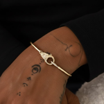 Load image into Gallery viewer, Hinged Gold Bangle with Pave Set Lab Grown Diamonds, 14K Solid Gold White, Yellow, Rose Gold, Modern Statement Jewelry, Customizable