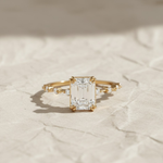 Load image into Gallery viewer, Lab Grown Diamond Emerald Cut Solitaire Ring 2.00ct F+ VS+ Gold Engagement Promise Anniversary Gift, Sustainable Luxury Diamond Ring