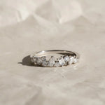 Load image into Gallery viewer, 14k Gold Lab Grown Diamond Ring, Shared Prong Wedding Band Jwalin Jewels
