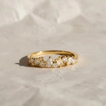 Load image into Gallery viewer, 14k Gold Lab Grown Diamond Ring, Shared Prong Wedding Band Jwalin Jewels