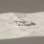 Load image into Gallery viewer, 14k Gold Lab Grown Diamond Ring, Shared Prong Wedding Band Jwalin Jewels