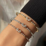 Load image into Gallery viewer, Diamond Hearty Delight Bracelet Jwalin Jewels