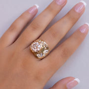 14K Solid Gold Marquesa Ring