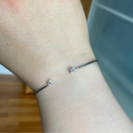 Load image into Gallery viewer, 0.40 Ct Diamond Bangle, 14Kt Gold Diamond Bangle, Diamond Bracelet, Open Cuff Bangle