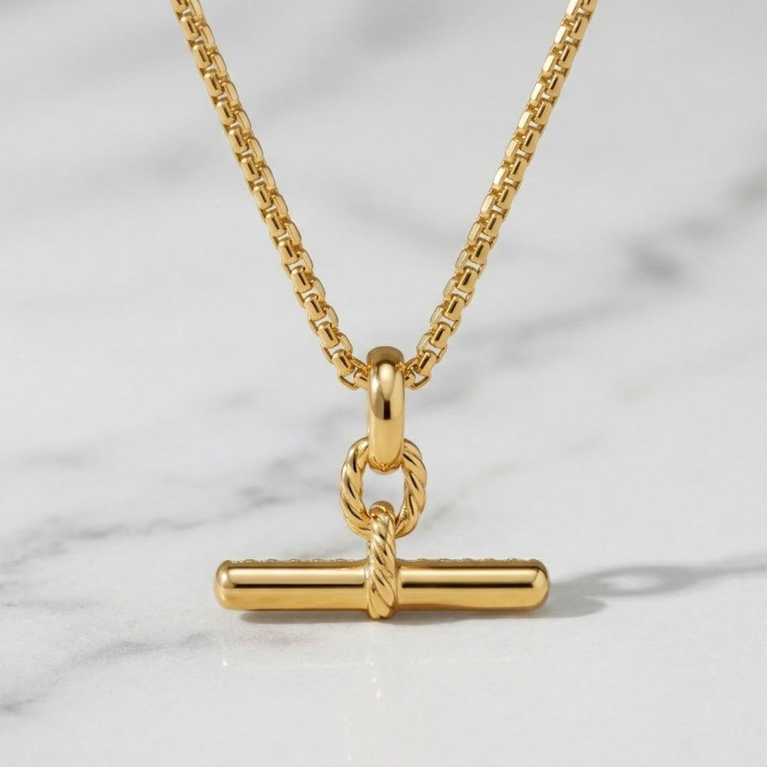 Diamond Bar Necklace, Gold Bar Necklace, Modern Jewelry, Pave Pendant, Lab Grown Diamond, 14K White Yellow Rose Gold
