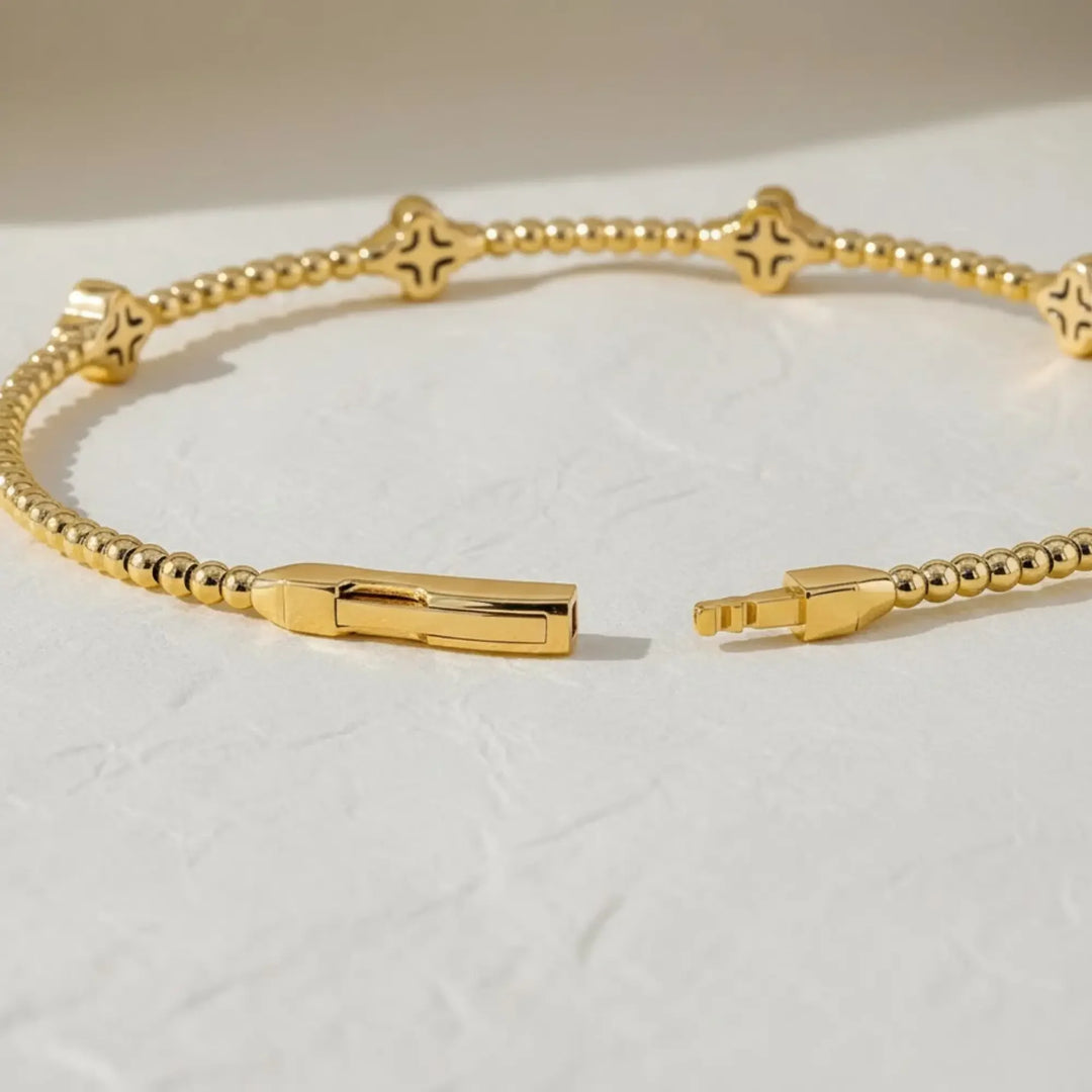 Flexible Clover Bracelet Jwalin Jewels