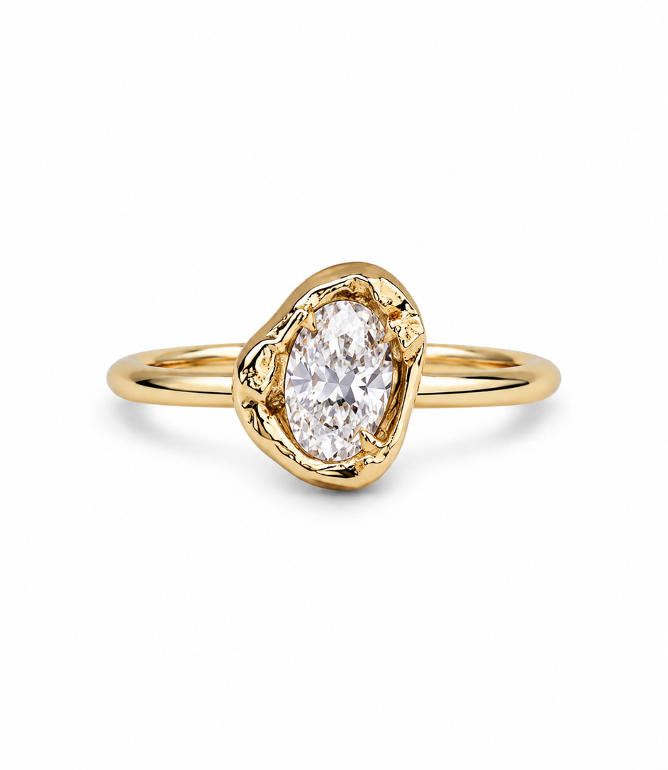 IGI Certified 1.00 CT Lab Grown Diamond Solitaire Engagement Ring