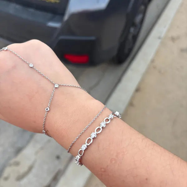 Tennis Bracelet, Diamond Tennis Bracelet, Dainty Bracelet, Minimalist Bracelet, 14K Solid Gold Tennis Bracelet, Gold Bracelet