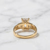 Diamond Ring, Emerald Cut 2.00 CT Engagement Ring, 9K 14K 18K Gold, White Yellow Rose Gold, VS+ F+ Clarity, Certified Jewelry