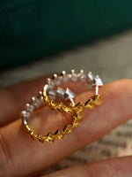 Load image into Gallery viewer, Luxury Lab Grown Diamond Ear Cuff in Solid Gold,14K Solid Gold Cuff Earring, Modern Minimal Jewelry Jwalin Jewels