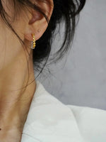 Load image into Gallery viewer, Luxury Lab Grown Diamond Ear Cuff in Solid Gold,14K Solid Gold Cuff Earring, Modern Minimal Jewelry Jwalin Jewels